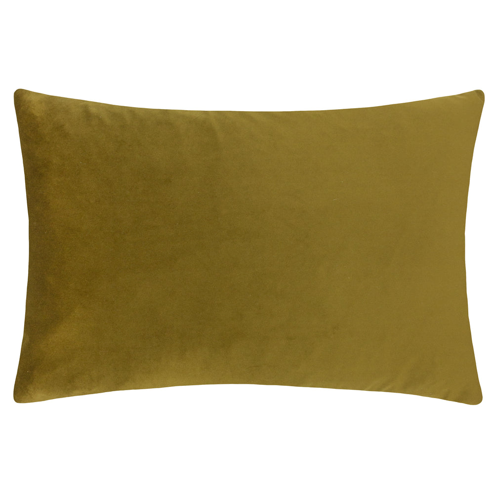 Contra 40x60 Feather Filled Cushion Olive