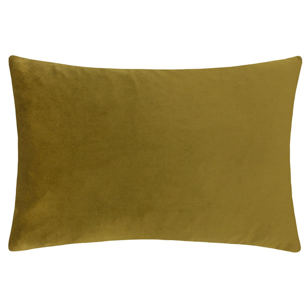 Contra 40x60 Feather Filled Cushion Olive
