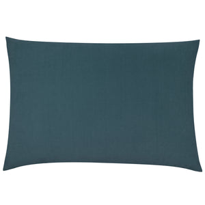 Contra 40x60 Feather Filled Cushion Slate Blue