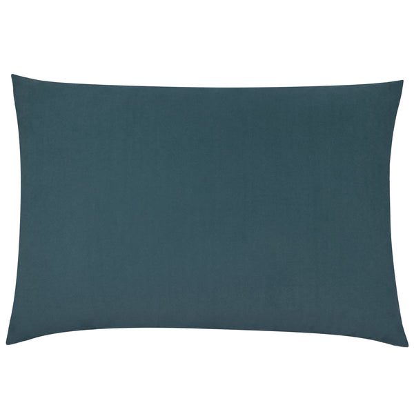 Contra 40x60 Feather Filled Cushion Slate Blue