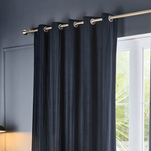Corinthian 228x137 Eyelet Curtains Midnight - view 5