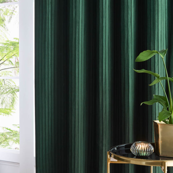 Corinthian 228x182 Eyelet Curtains Forest - view 4
