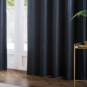 Corinthian 228x182 Eyelet Curtains Midnight - view 6
