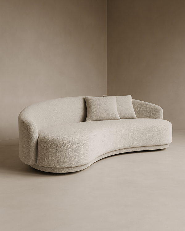 Cove 4-Seater Sofa - Steam Bouclé - Tommy Franks
