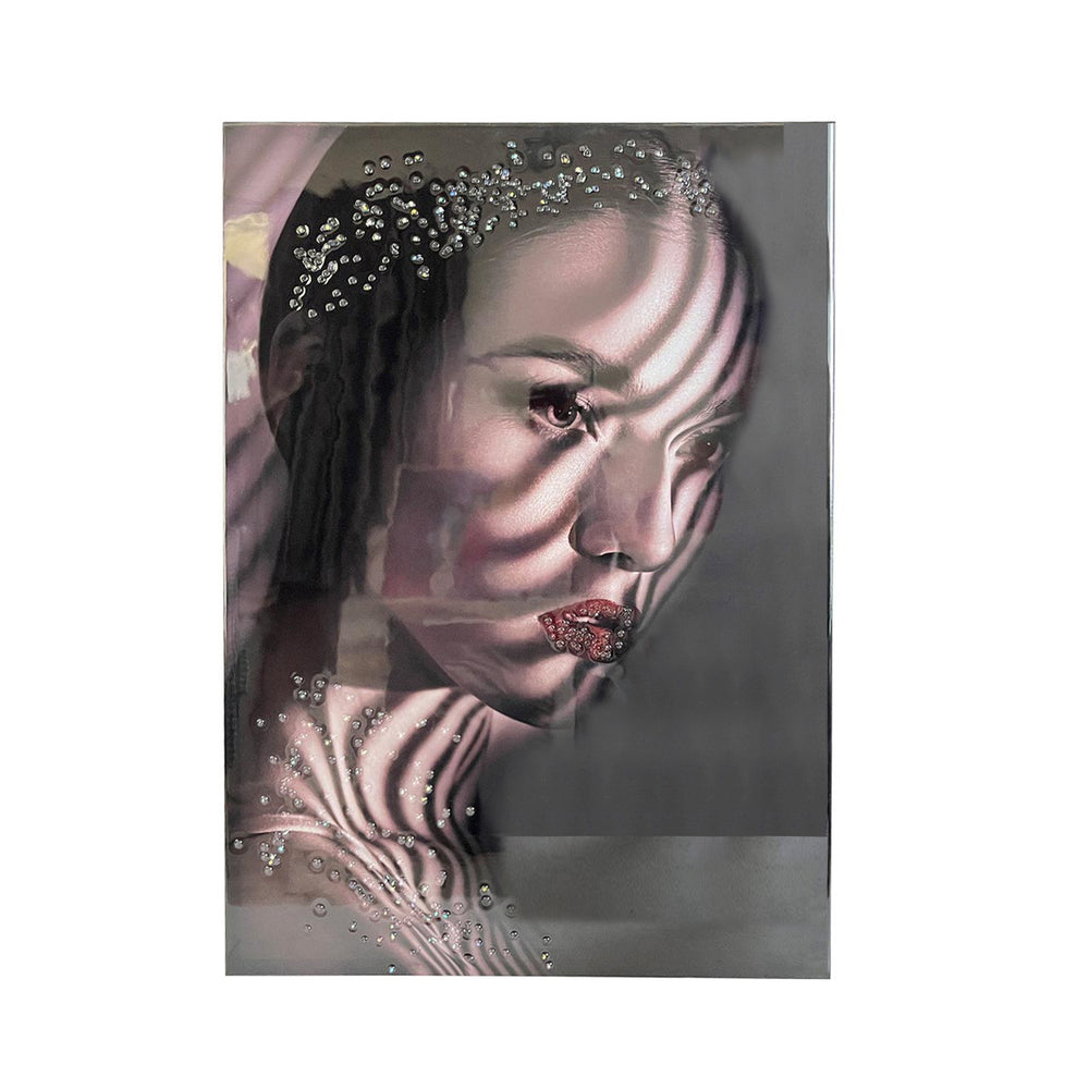 CP406 60x80 Face Canvas Black and White