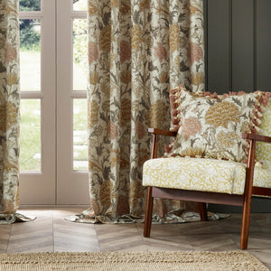 Cray 167x137 Pencil Pleat Curtains Stone & Clay - view 5
