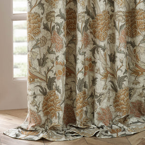 Cray 167x137 Pencil Pleat Curtains Stone & Clay - view 6