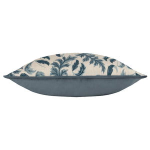 Chatsworth Topiary 43x43 Feather Filled Cushion Petrol - view 4