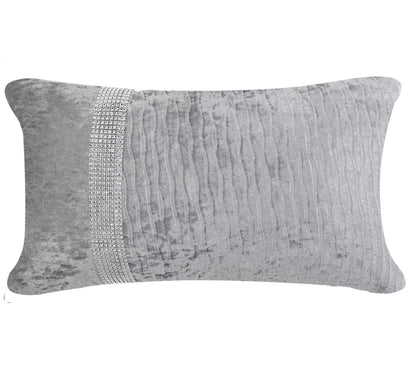 Unfld CU553 30x50 Crushed Velvet Band Cu Cov Grey