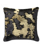 Unfld CU554 40x40 2 Tone Sequin Cu Cov Black Gold