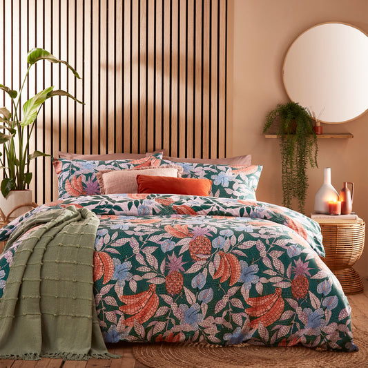 CYPRESSA DOUBLE DUVET SET JADE