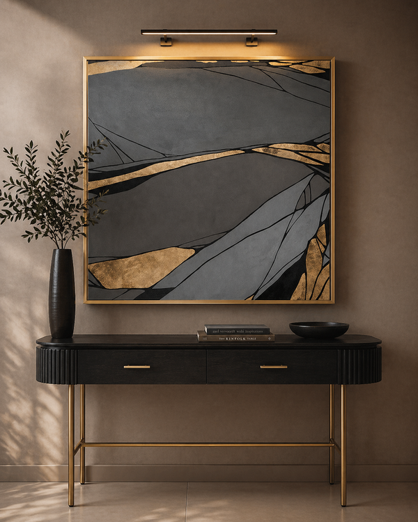 Gold Spectrum Wall Art - Tommy Franks