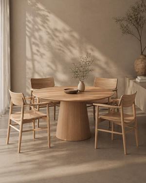 Tavamo 135 Dining Table - Ash Oak - Tommy Franks
