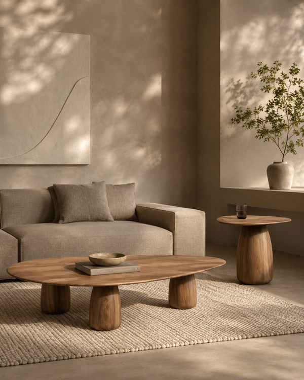 Basilca Coffee Table - Walnut - Tommy Franks