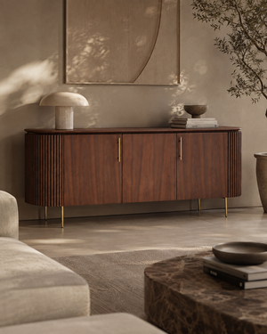 Lantine Buffet - Walnut & Brass - Tommy Franks