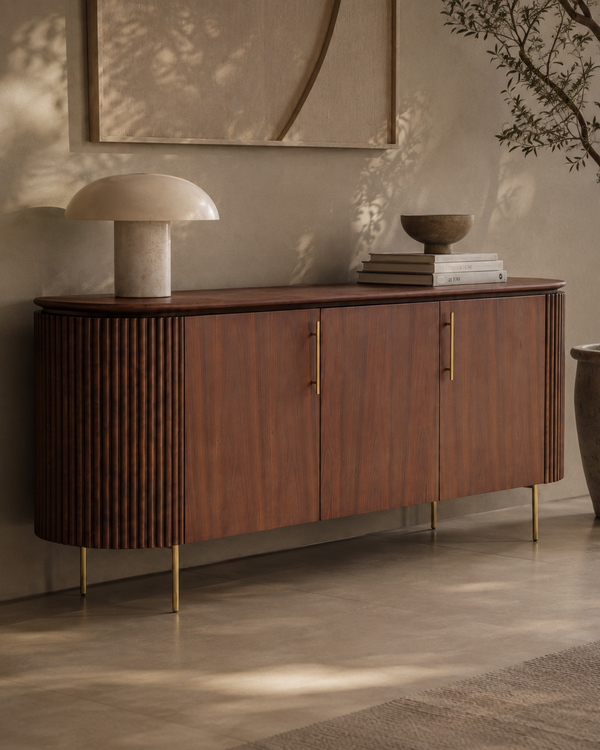 Lantine Buffet - Walnut & Brass - Tommy Franks