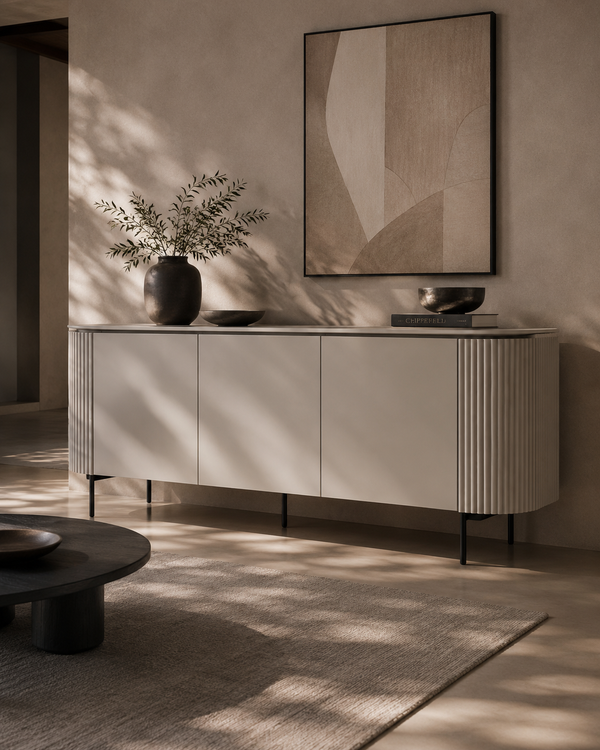 Lantine Buffet - Matte Light Grey - Tommy Franks