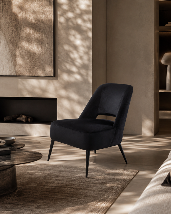 Avesa Lounge Chair - Black - Tommy Franks