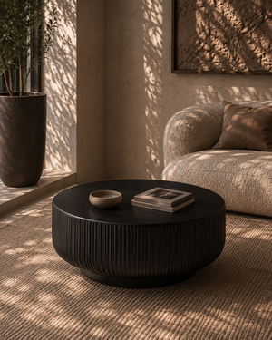 Ridge Coffee Table - Black - Tommy Franks
