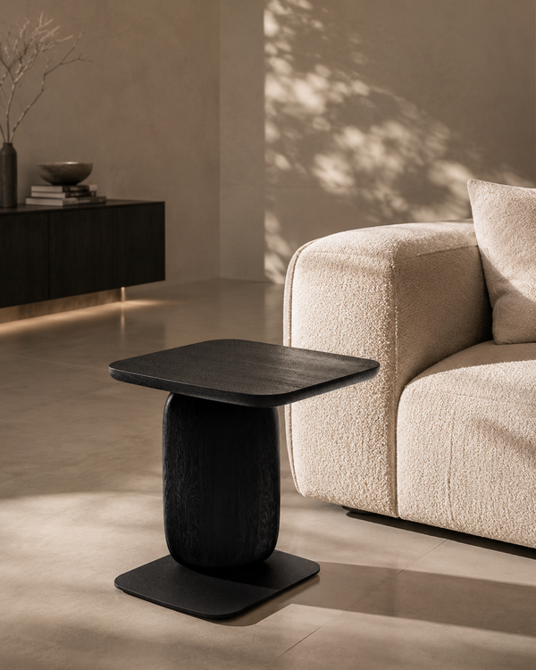 Underline Side Table - Black Oak - Tommy Franks