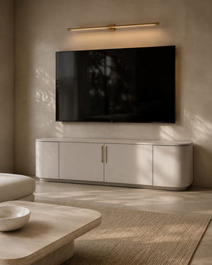 Oakura TV Unit - Matte Beige - Tommy Franks