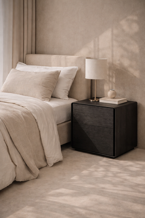 Kota Bedside - Smoke Oak - Tommy Franks