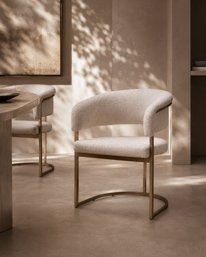 Clemont Dining Chair - Cream - Tommy Franks