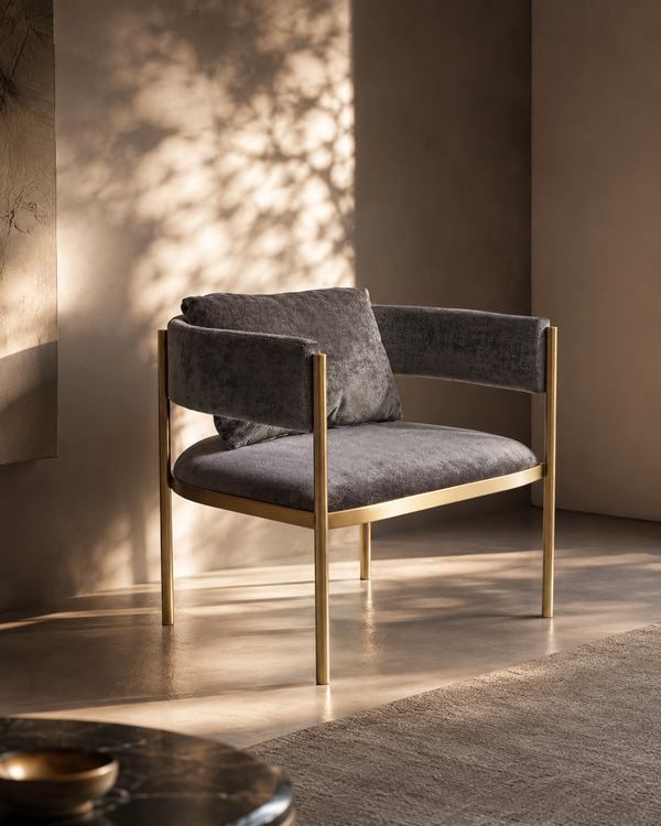 Envie II Lounge Chair - Giselle Dark Charcoal - Tommy Franks