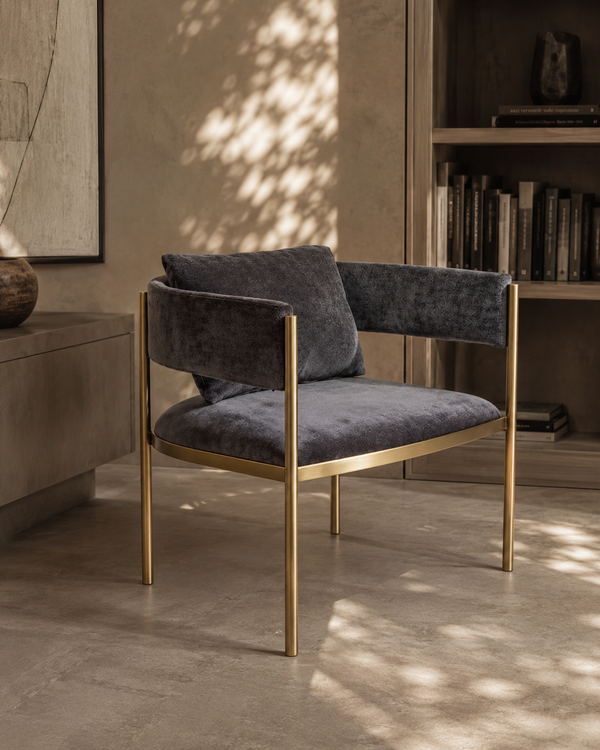 Envie II Lounge Chair - Giselle Dark Charcoal - Tommy Franks