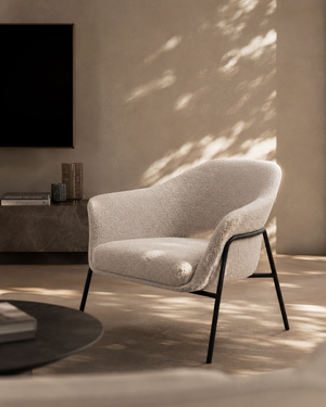 Arteta Accent Chair - Steam Boucle - Tommy Franks