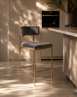 Envie II Counter Stool - Giselle Dark Charcoal - Tommy Franks