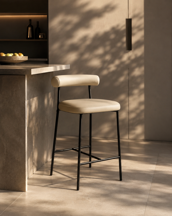 Alita Stool - Dark Marble - Tommy Franks