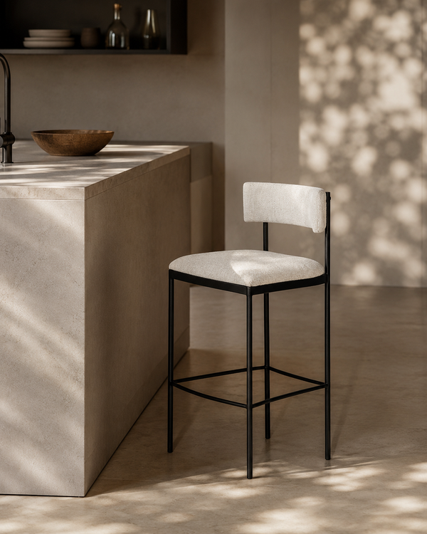 Envie I Counter Stool - Giselle Grey Beige - Tommy Franks