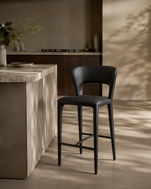 Pari I Bar Stool - Mustang Black - Tommy Franks
