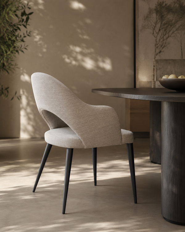 Jiva Dining Chair - Light Grey - Tommy Franks
