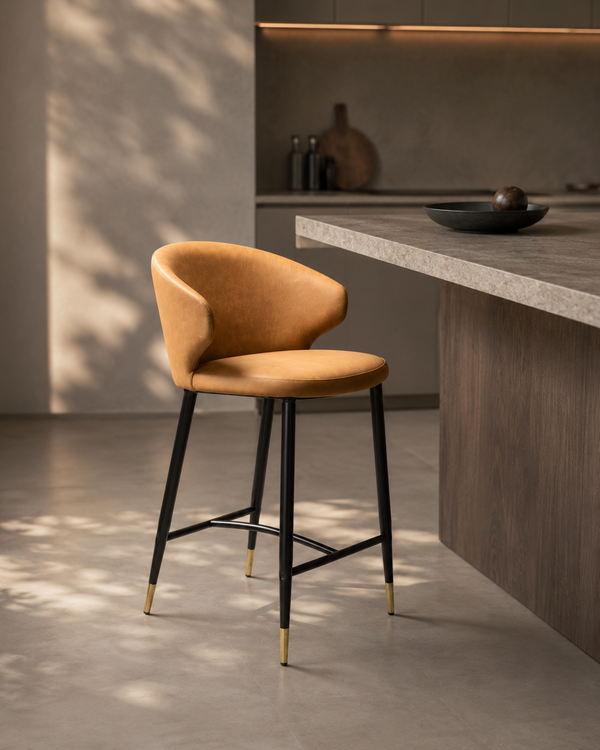 Bellroy Bar stool - Vintage Eco Pelle Honey - Tommy Franks