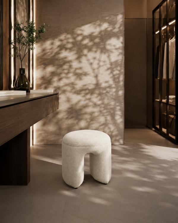 Roxton Stool - Dove - Tommy Franks