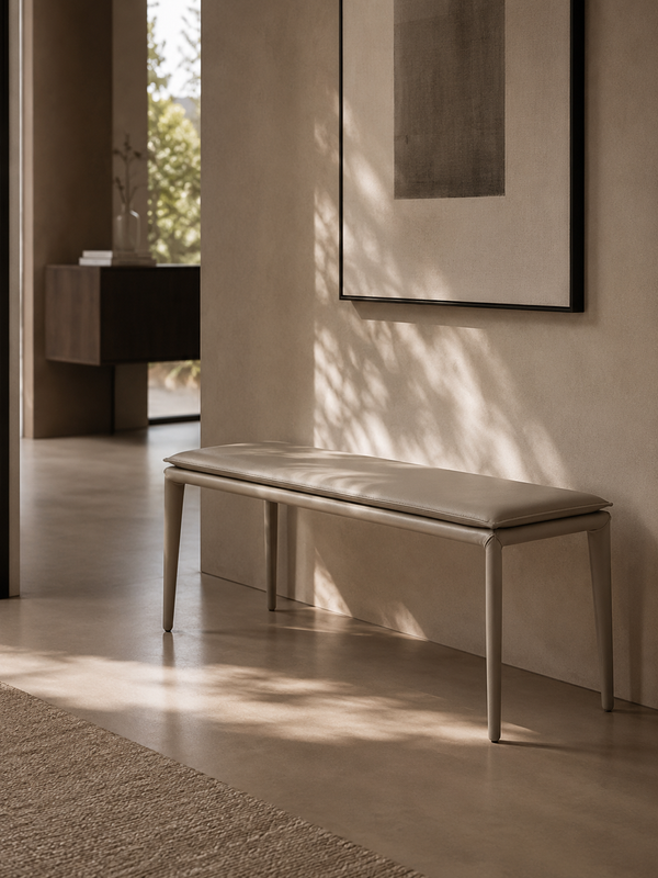 Perabo Bench - Concrete Grey - Tommy Franks
