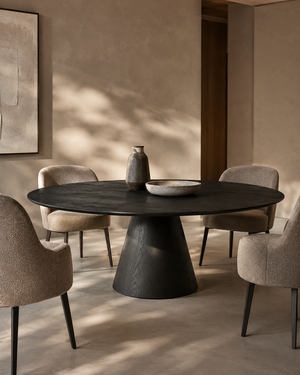Tavamo 180 Dining Table - Black Oak - Tommy Franks