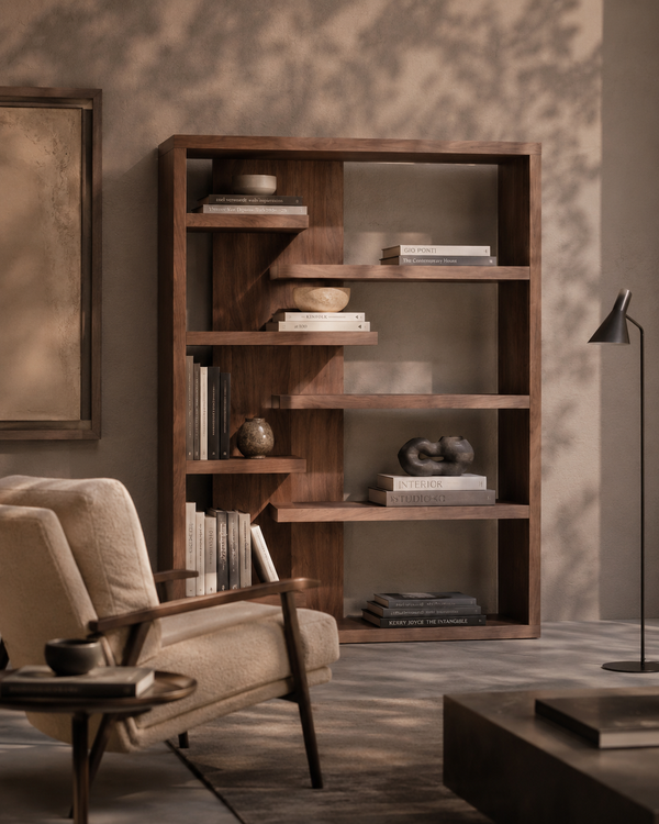 Fiocchi Book Shelf - Walnut - Tommy Franks