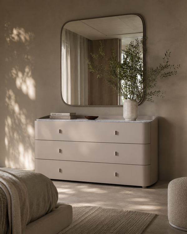 Vertu Dresser - Matte Beige - Tommy Franks