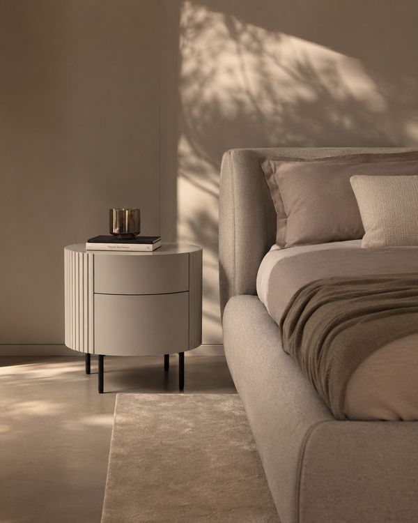 Lantine Bedside - Light Grey - Tommy Franks