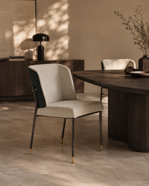 Victor Dining Chair - Enzimi Cream - Set of 2 - Tommy Franks