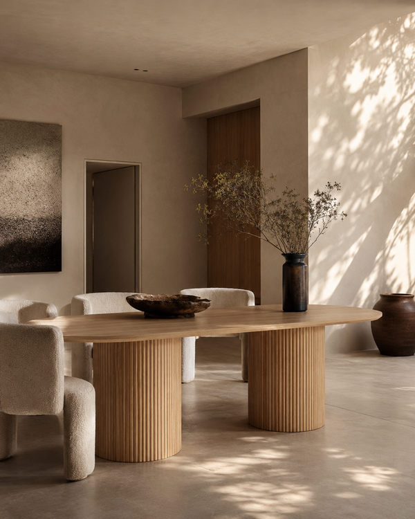 Lantine 240 Dining Table - Pill Shaped - Ash Oak - Tommy Franks