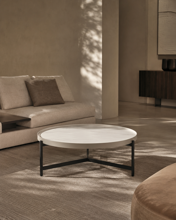 Ivery Coffee Table - Light Grey - Tommy Franks