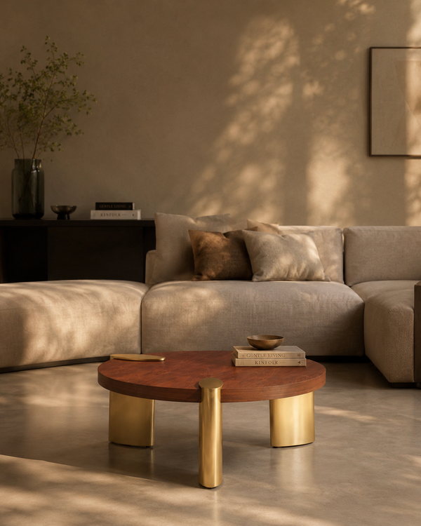 Amara Coffee Table - Small - Dark Walnut - Tommy Franks
