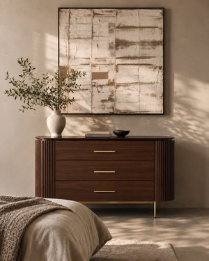 Lantine 3 Drawer Dresser - Dark Walnut - Tommy Franks