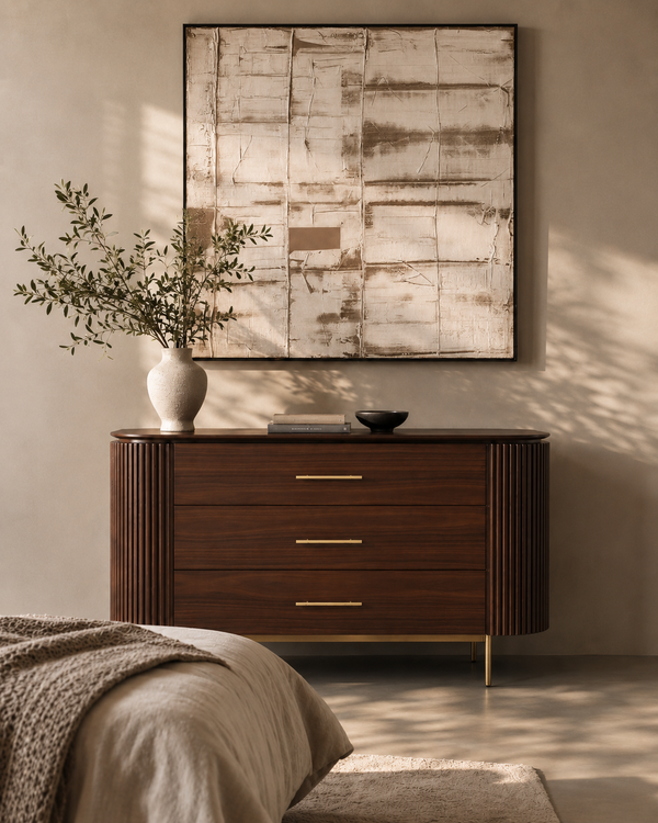 Lantine 3 Drawer Dresser - Dark Walnut - Tommy Franks
