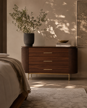 Lantine 3 Drawer Dresser - Dark Walnut - Tommy Franks
