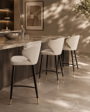 Bellroy Bar Stool - Light Beige - Tommy Franks